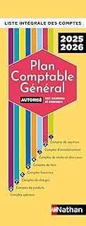 Plan comptable général 2025/2026 - PCG autorisé aux examens et concours - Liste intégrale des comptes